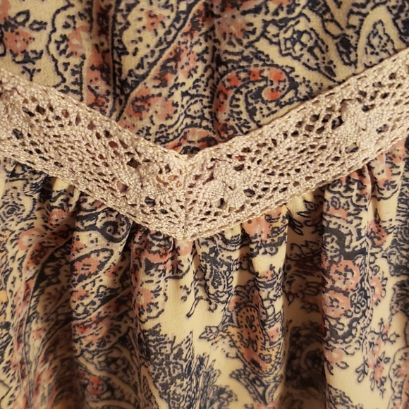 Feminine Sleeveless Lucky Brand Tunic Top 1X - Picture 3 of 10